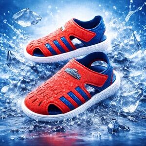 Adidas Superhero Water-Ready Sandals — Red and Blue size 12k